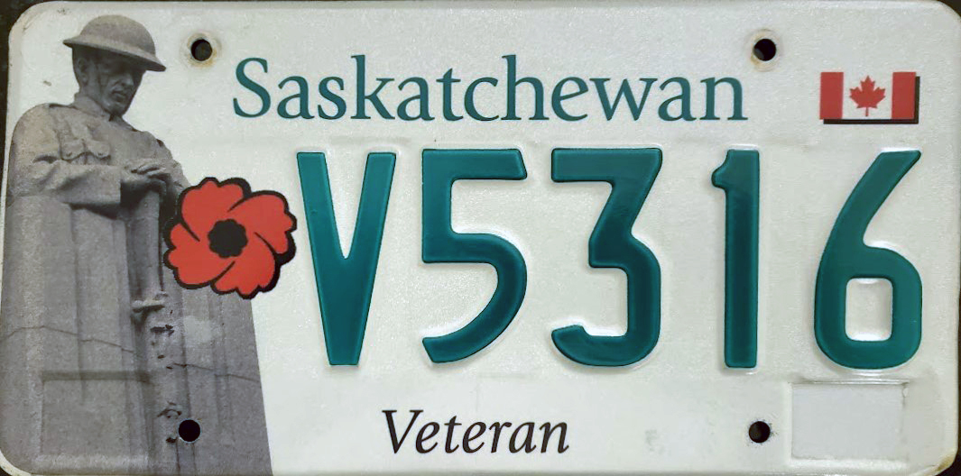 Canadian Military License Plates Veteran Plates