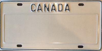 Canada Plate Blank