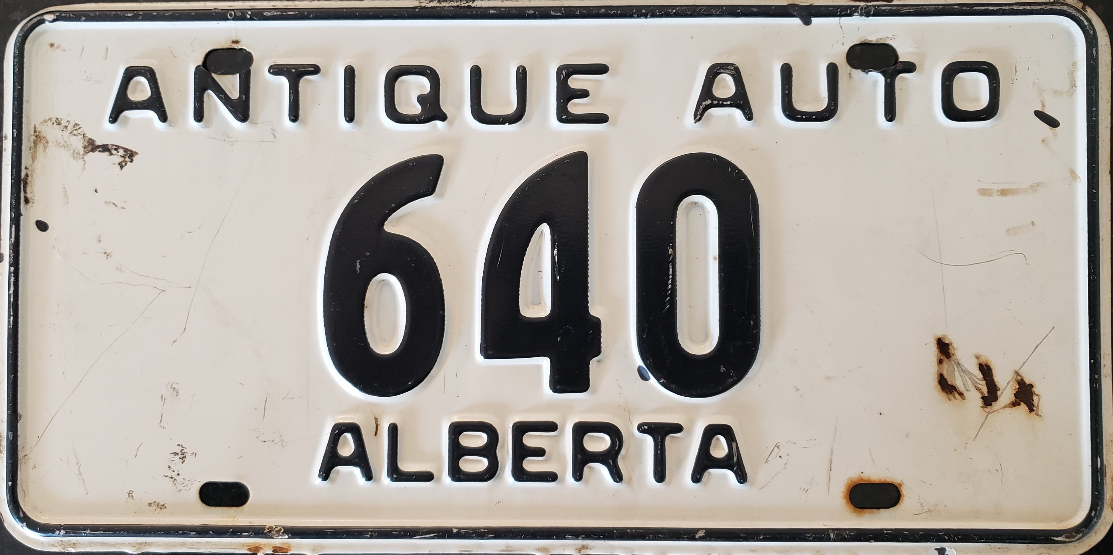 Canadian Military License Plates Antique / Collector Car Plates
