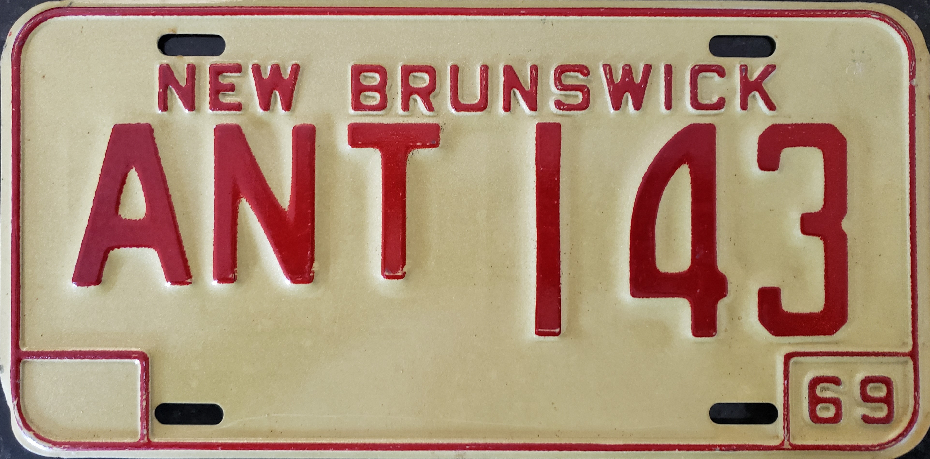 Canadian Military License Plates Antique / Collector Car Plates