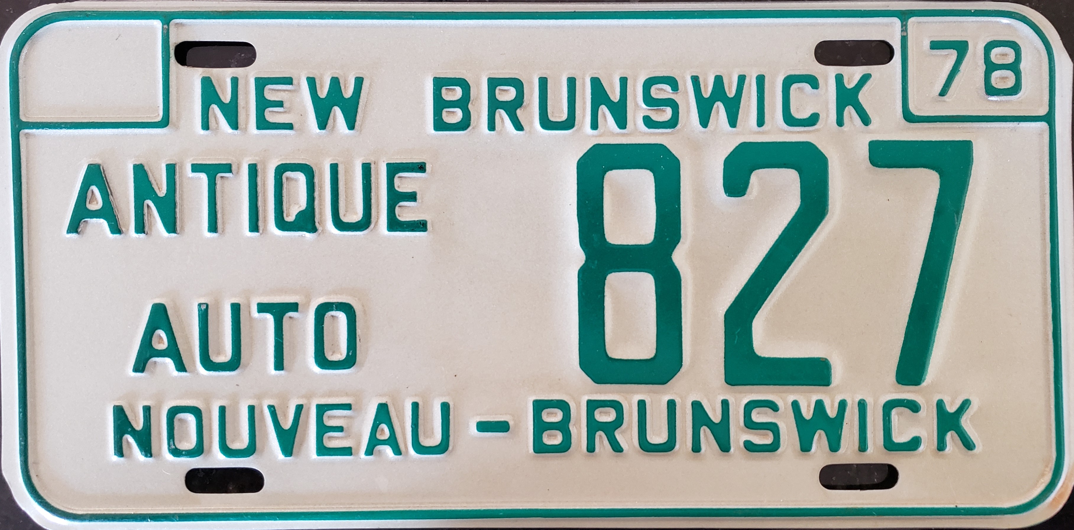 Canadian Military License Plates Antique / Collector Car Plates