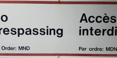No Trespassing 1